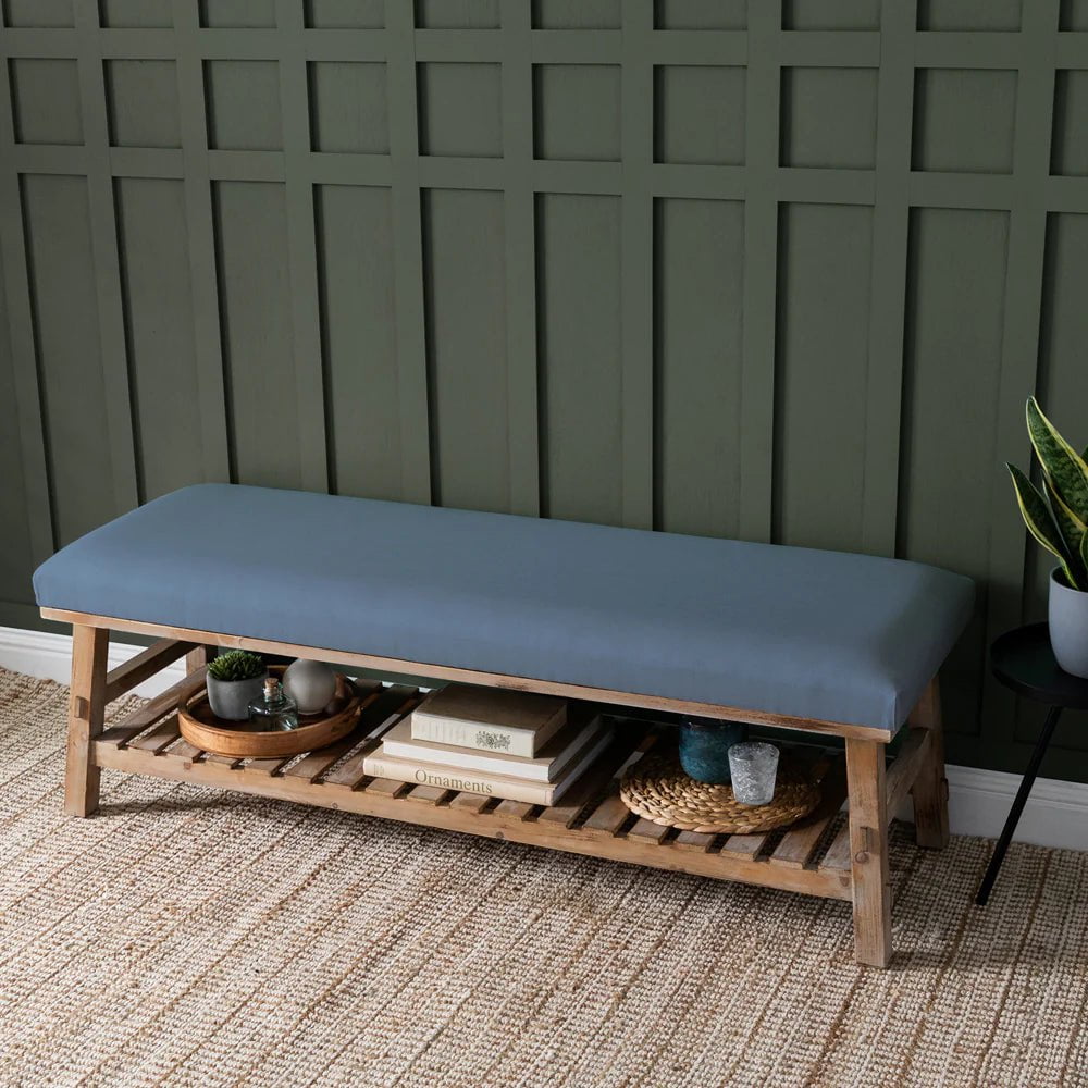 Voyage Maison (Riva Home) Voyage Maison Furniture Bluebell Voyage Maison Rupert Bench in Tivoli fabric (6 colours to choose from)