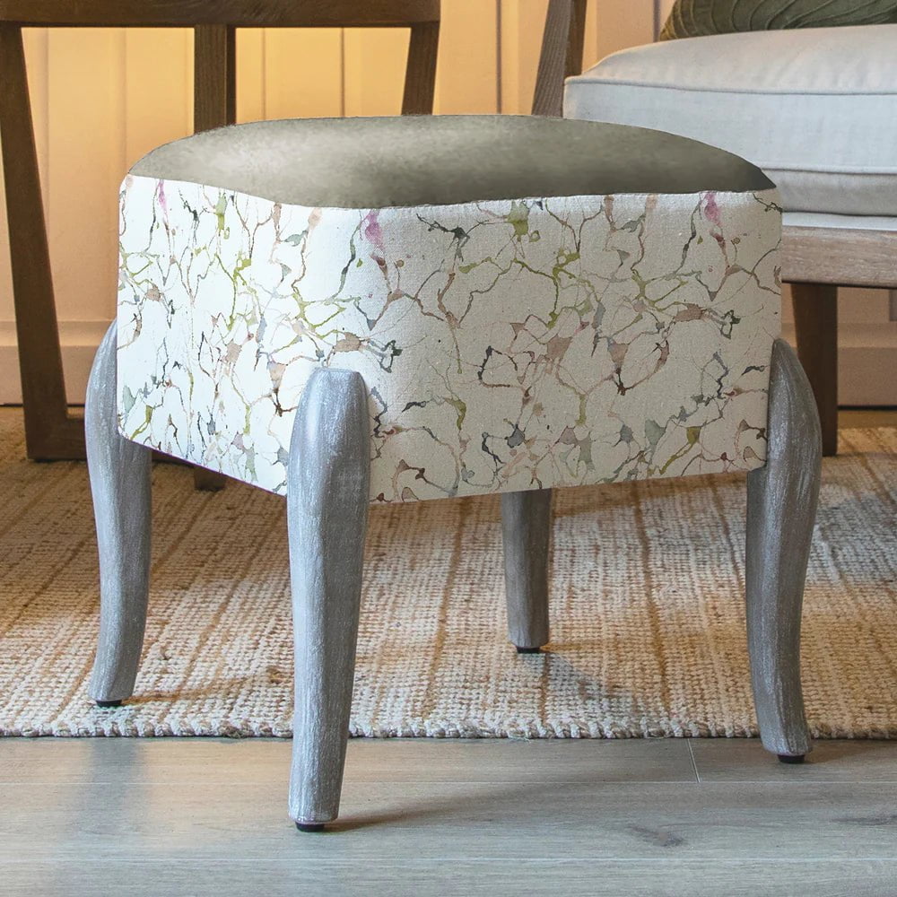 Voyage Maison (Riva Home) Voyage Maison Furniture Carrara Meadow Voyage Maison Additions Carrara Printed Ralf Footstool