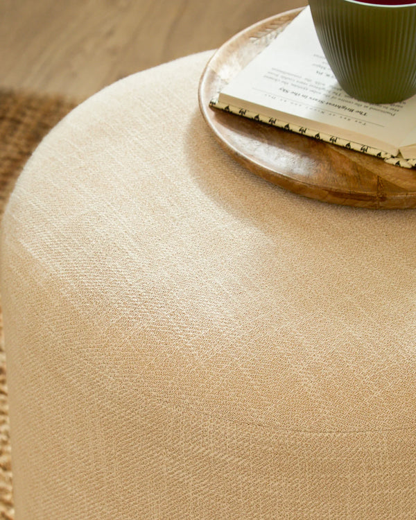 CLARA FOOTSTOOL – OAK by Voyage Maison