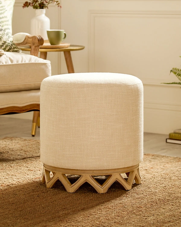 CLARA FOOTSTOOL – OAK by Voyage Maison