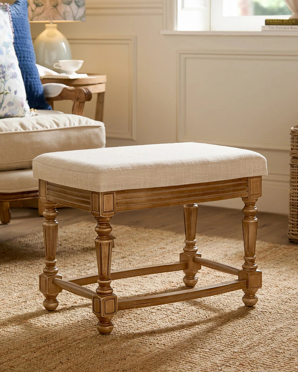 ELOISE WOODEN FOOTSTOOL OAK | by Voyage Maison