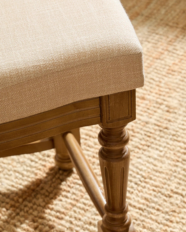 ELOISE WOODEN FOOTSTOOL OAK | by Voyage Maison