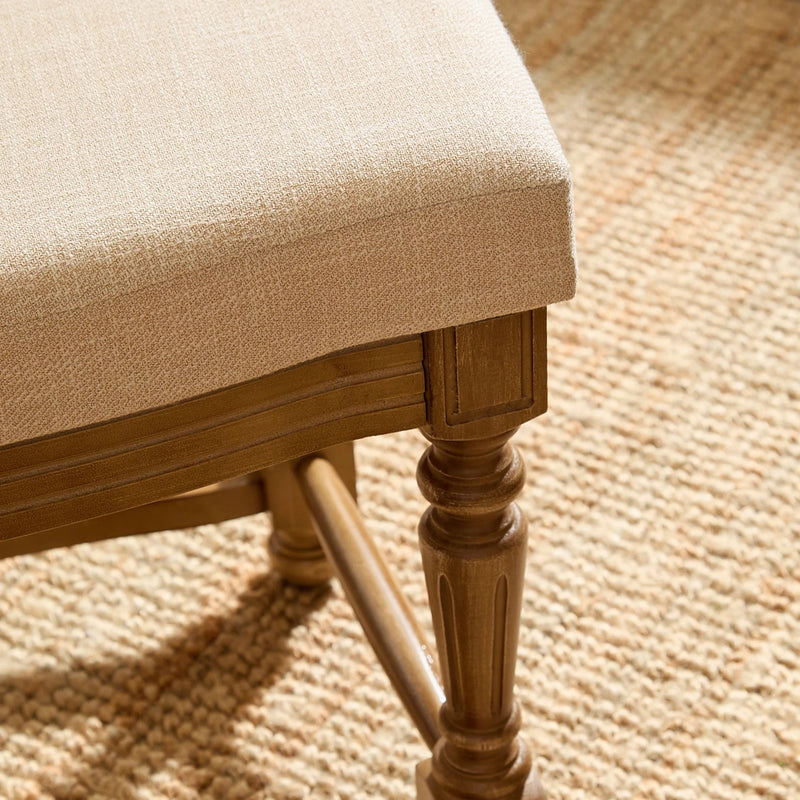 ELOISE WOODEN FOOTSTOOL OAK | by Voyage Maison