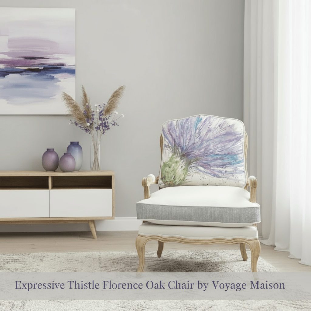 Voyage Maison (Riva Home) Voyage Maison Furniture Expressive Thistle Florence Oak Chair by Voyage Maison