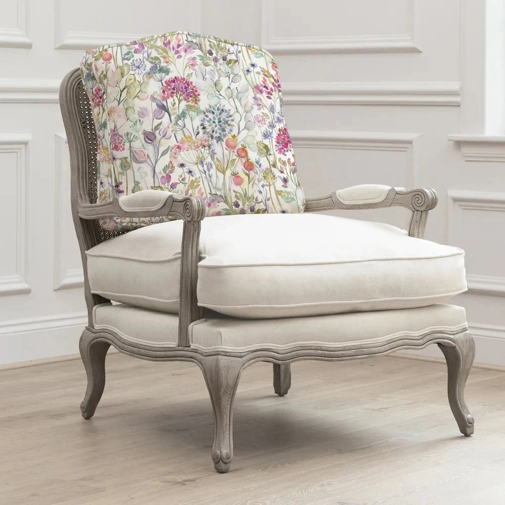 Voyage Maison (Riva Home) Voyage Maison Furniture Florence Chair – Country Hedgerow Lotus Stone Frame by Voyage Maison