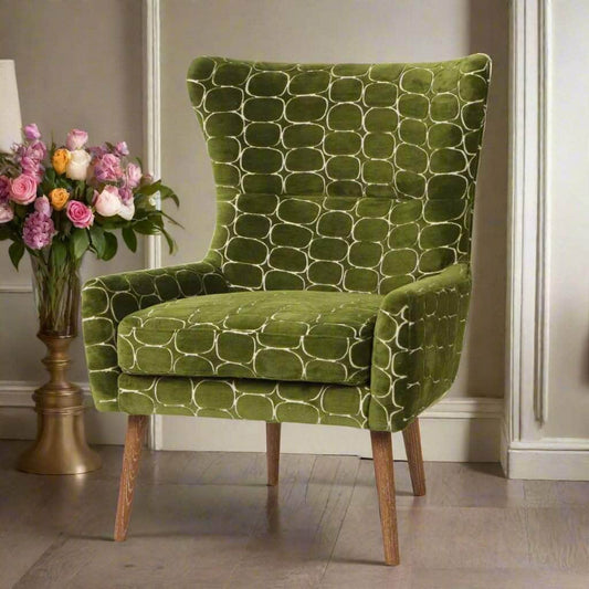 Voyage Maison (Riva Home) Voyage Maison Furniture Green Voyage Maison Oswald Chair (available in 2 colours)