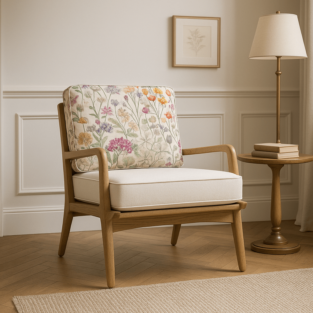 Voyage Maison (Riva Home) Voyage Maison Furniture Idris Chair — Country Hedgerow Lotus by Voyage Maison