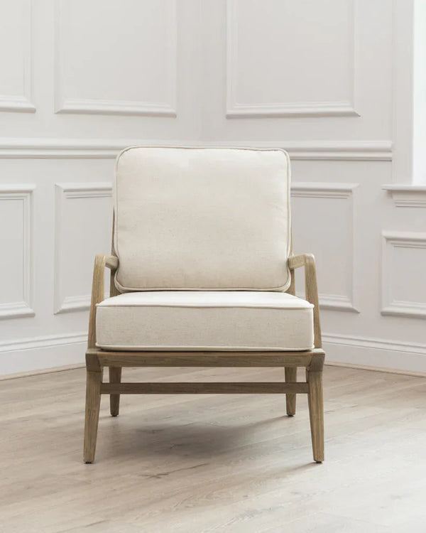 IDRIS CHAIR LIGHT WARMWOOD LINEN
by Voyage Maison
