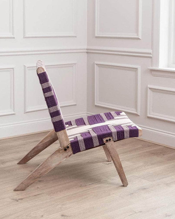 MANALI MANGO WOOD CHAIR Plum by Voyage Maison