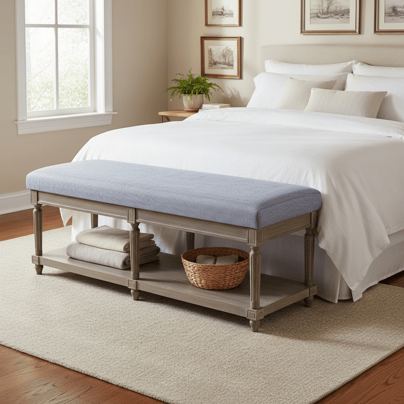 MATILDA BENCH COBALT / STONE by simply Hazel x Voyage Maison