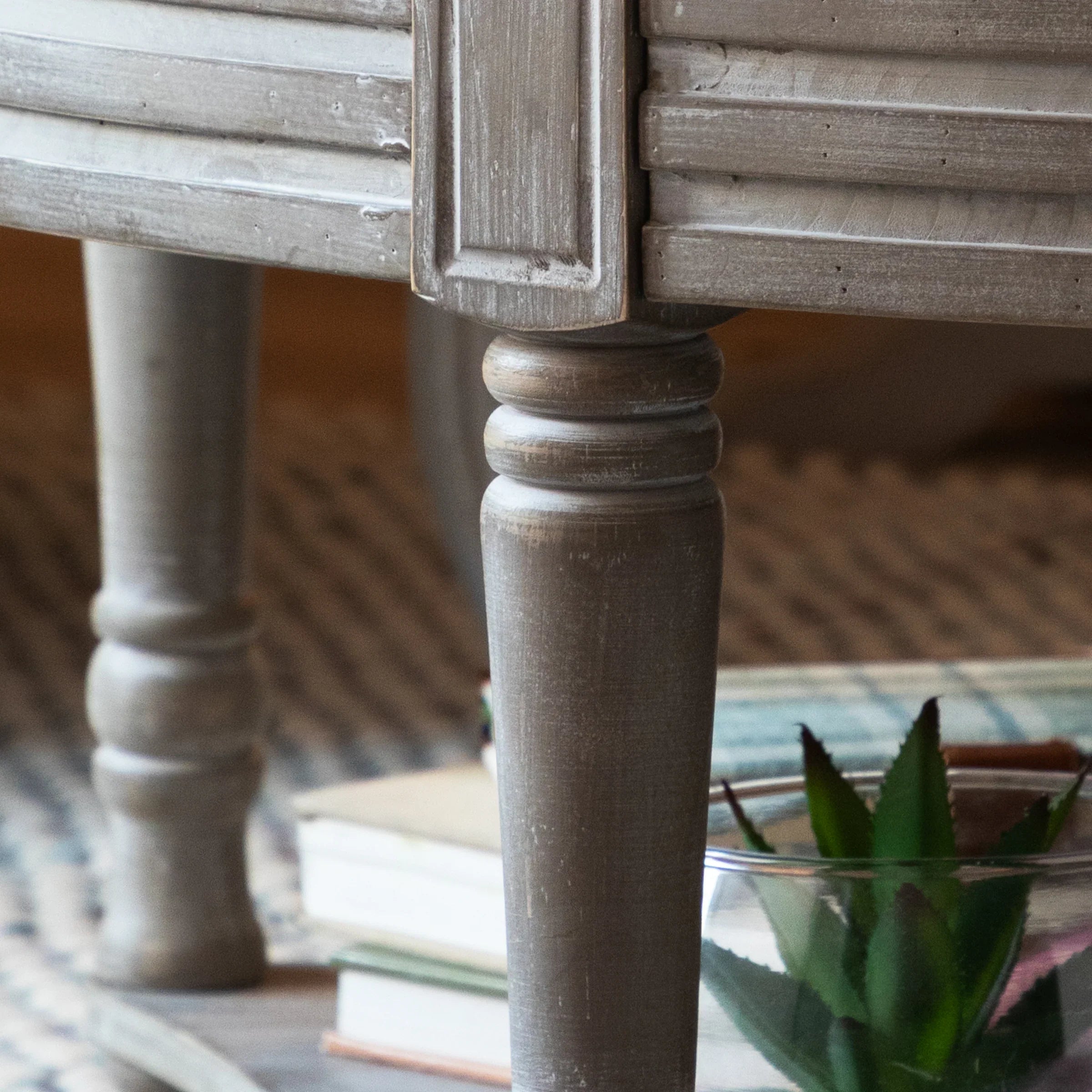 Voyage Maison (Riva Home) Voyage Maison Furniture MAURICE STORAGE OTTOMAN IN LINEN by Voyage Maison