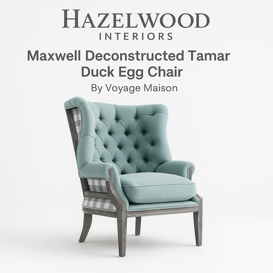 Voyage Maison (Riva Home) Voyage Maison Furniture Maxwell Deconstructed Tamar Duck Egg Chair By Voyage Maison