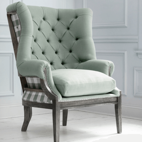 Voyage Maison (Riva Home) Voyage Maison Furniture MAXWELL DECONSTRUCTED TAMAR DUCK EGG CHAIR
by Voyage Maison (ex display)