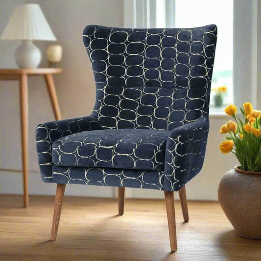 Voyage Maison (Riva Home) Voyage Maison Furniture Navy Voyage Maison Oswald Chair (available in 2 colours)