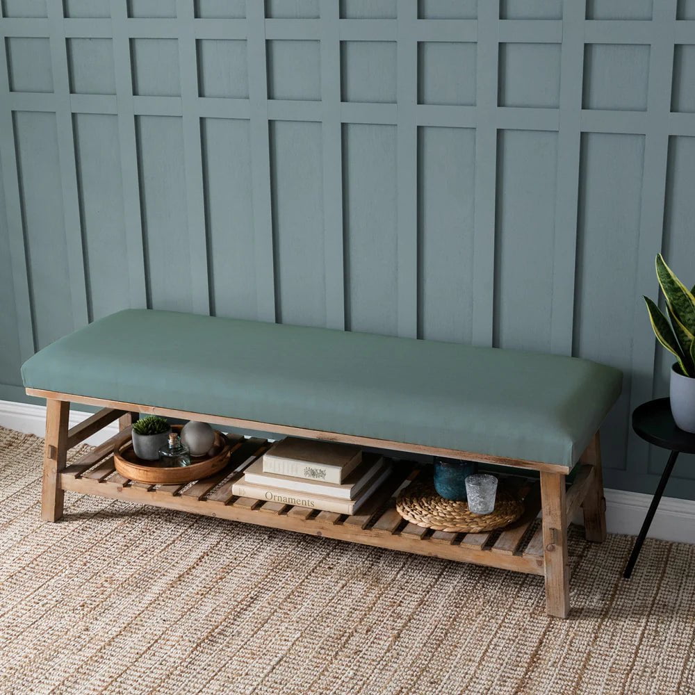 Voyage Maison (Riva Home) Voyage Maison Furniture Ocean Voyage Maison Rupert Bench in Tivoli fabric (6 colours to choose from)