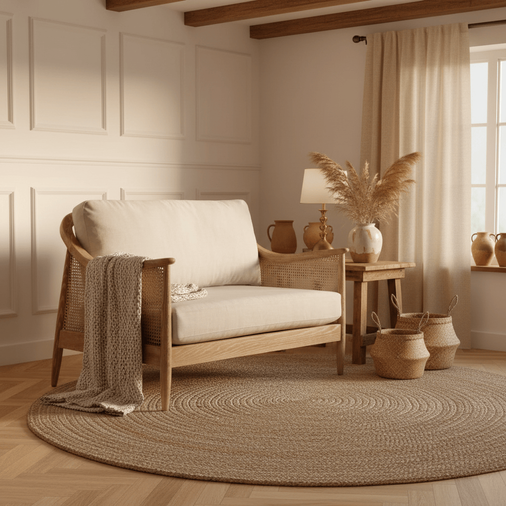 Voyage Maison (Riva Home) Voyage Maison Furniture REMI 2-SEATER CHAIR NATURAL by Voyage Maison