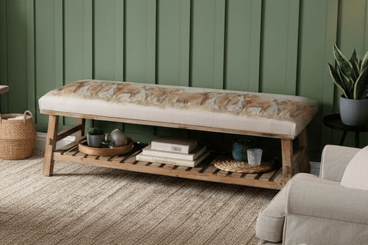 Voyage Maison (Riva Home) Voyage Maison Furniture RUPERT BENCH HIGHLAND COO by Voyage Maison