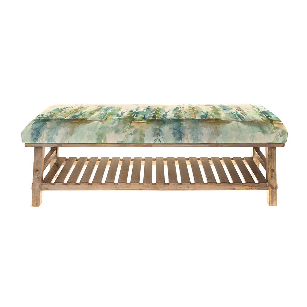 Voyage Maison (Riva Home) Voyage Maison Furniture Rupert Bench in Wilderness Topaz