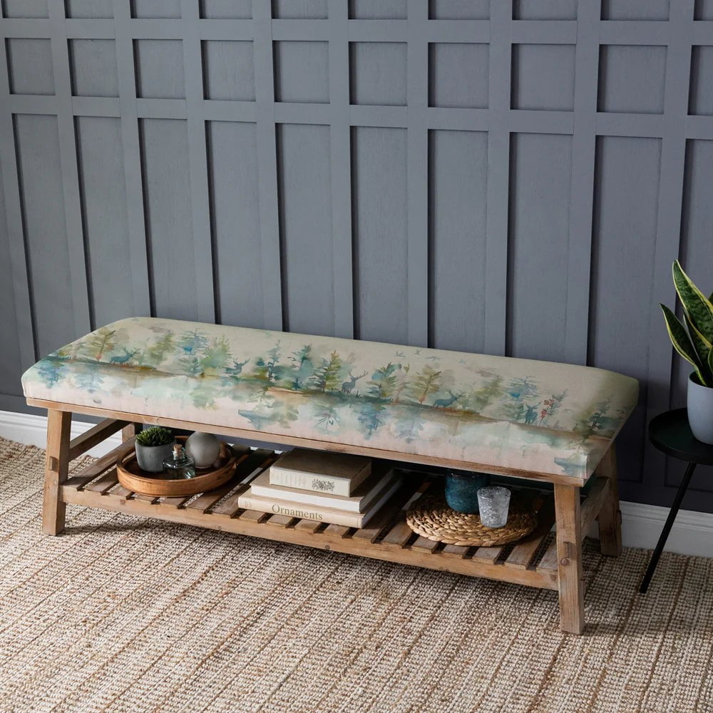 Voyage Maison (Riva Home) Voyage Maison Furniture Rupert Bench in Wilderness Topaz