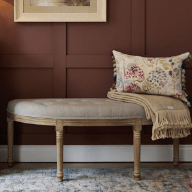 ANNETTE BENCH IN NATURAL by Voyage Maison