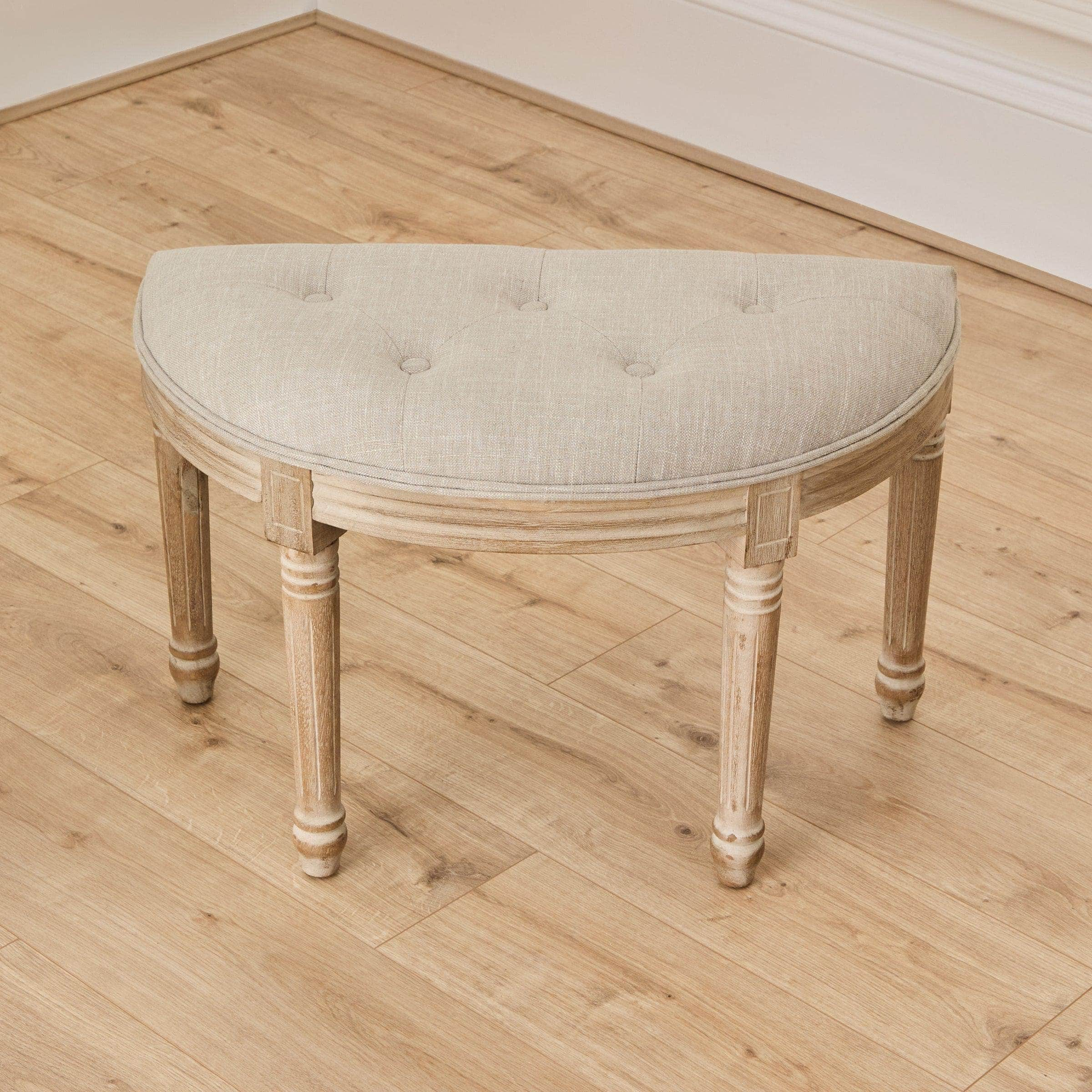 Voyage Maison (Riva Home) Voyage Maison Furniture Voyage Maison Claudette Footstool in Natural