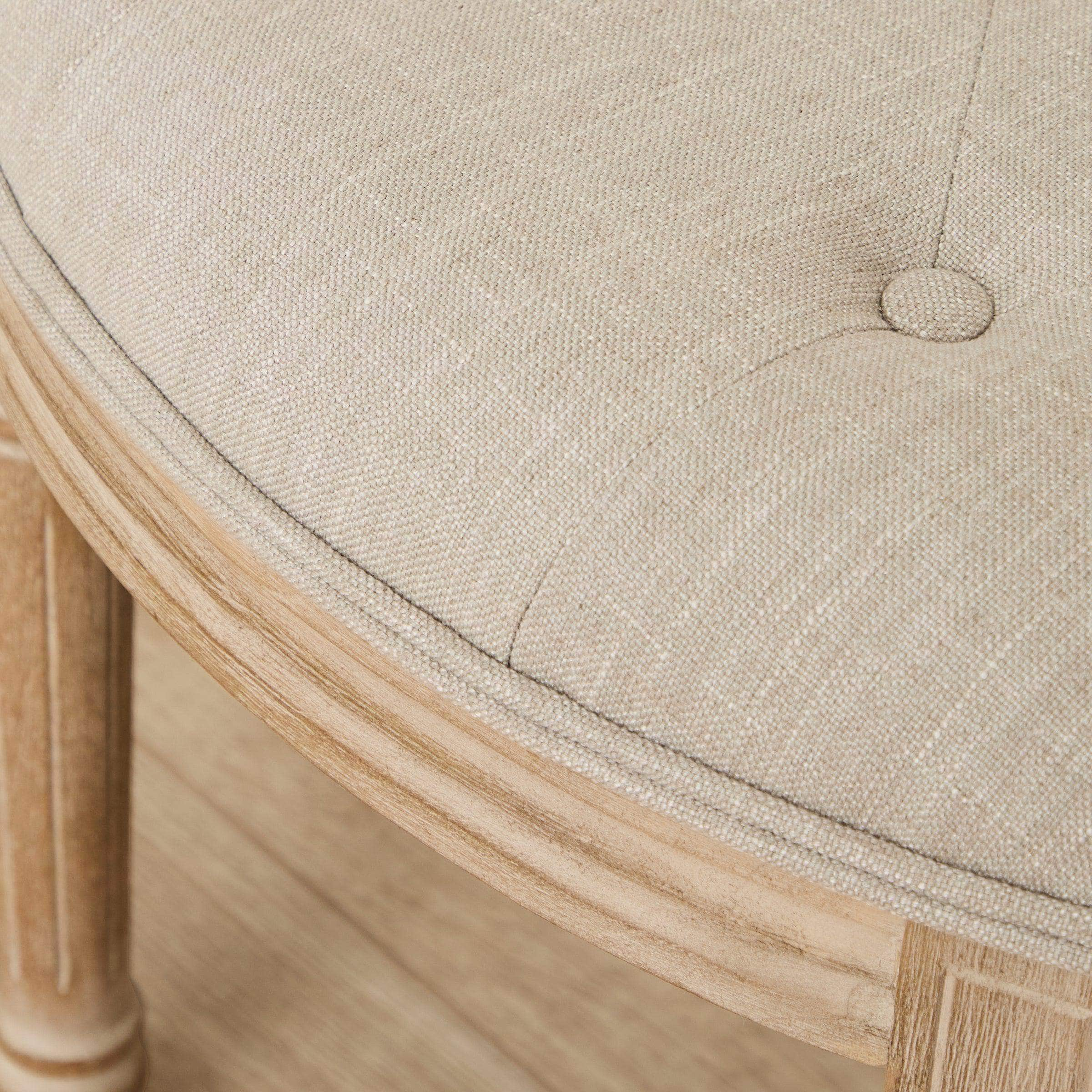 Voyage Maison (Riva Home) Voyage Maison Furniture Voyage Maison Claudette Footstool in Natural