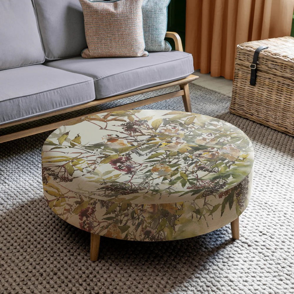 Voyage Maison (Riva Home) Voyage Maison Furniture Voyage Maison & Darren Woodhead Petra Large Footstool Lynhurst in Acorn