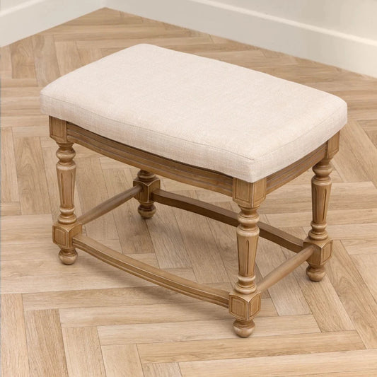 Voyage Maison (Riva Home) Voyage Maison Furniture Voyage Maison Eloise Wooden Footstool Oak