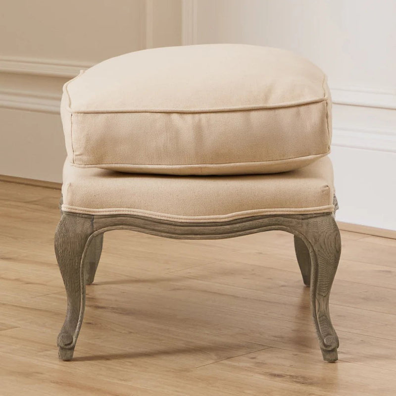 FLORENCE FOOTSTOOL STONE FRAME by Voyage Maison