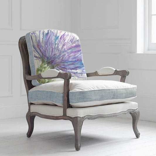 Voyage Maison (Riva Home) Voyage Maison Furniture Voyage Maison Florence (Louis style) Chair in Expressive Thistle (Frame colour in Stone)