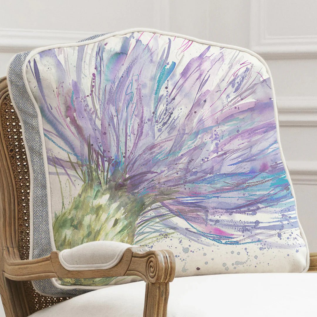 Voyage Maison (Riva Home) Voyage Maison Furniture Voyage Maison Florence (Louis style) Chair in Expressive Thistle (Frame colour in Stone)