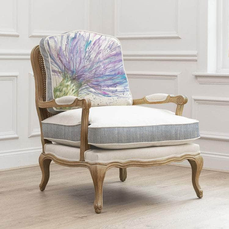 Voyage Maison (Riva Home) Voyage Maison Furniture Voyage Maison Florence (Louis style) Chair in Expressive Thistle (Frame colour in Stone)