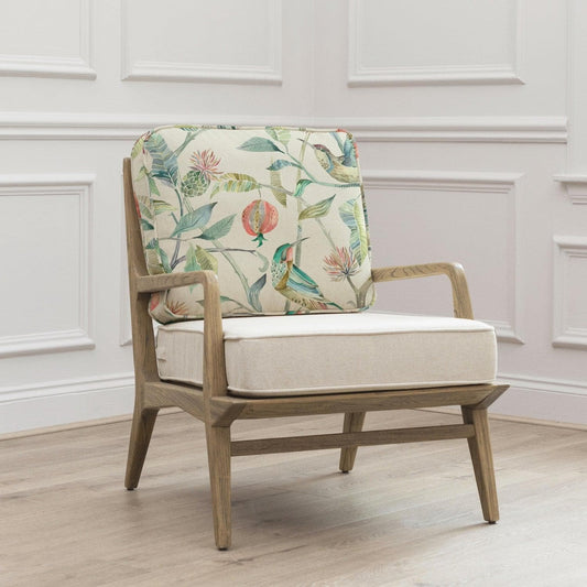 Voyage Maison (Riva Home) Voyage Maison Furniture Voyage Maison Idris Chair in Colyford Pomegranate