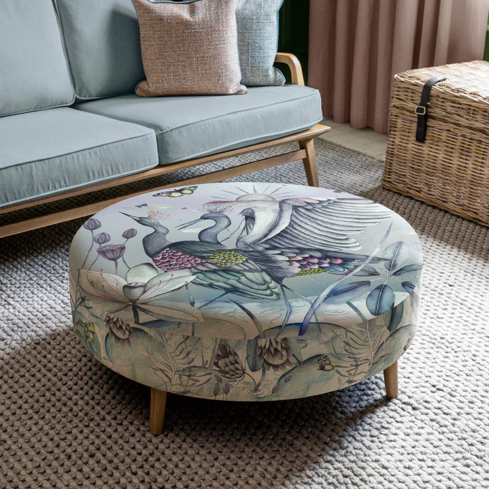 Voyage Maison (Riva Home) Voyage Maison Furniture Voyage Maison & Marie Burke Chamrosh Petra Large Footstool Willow