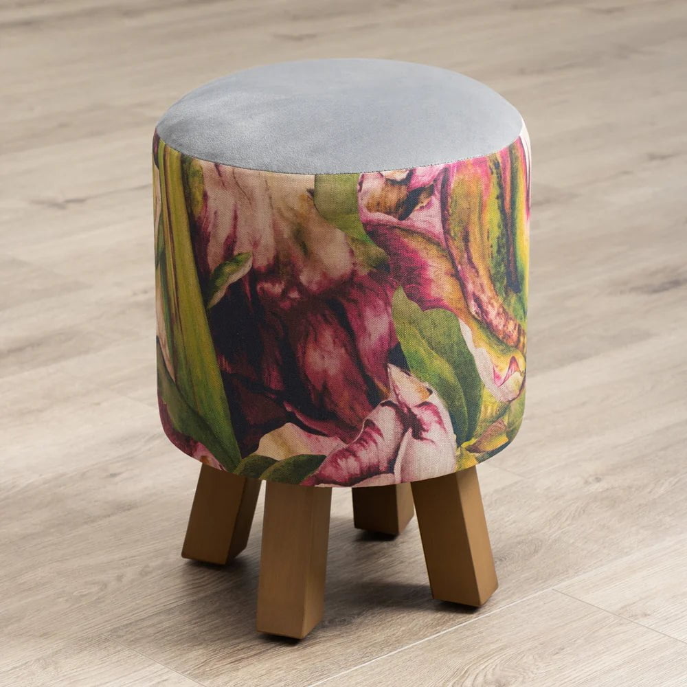 Voyage Maison (Riva Home) Voyage Maison Furniture Voyage Maison & Marie Burke Heligan Fuchsia Monty Footstool