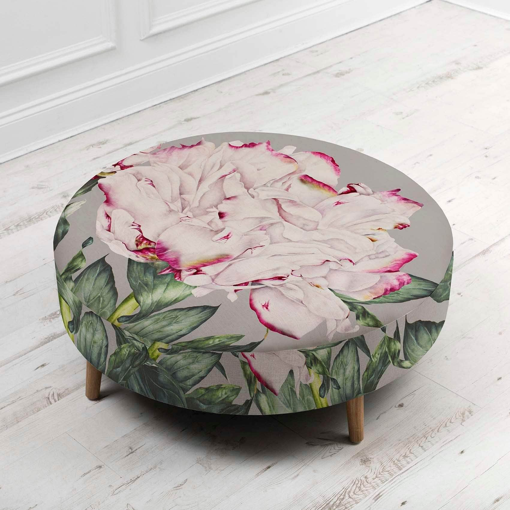 Voyage Maison (Riva Home) Voyage Maison Furniture Voyage Maison & Marie Burke Parcevall Petra Large Footstool Fuchsia