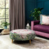 Voyage Maison (Riva Home) Voyage Maison Furniture Voyage Maison & Marie Burke Parcevall Petra Large Footstool Fuchsia