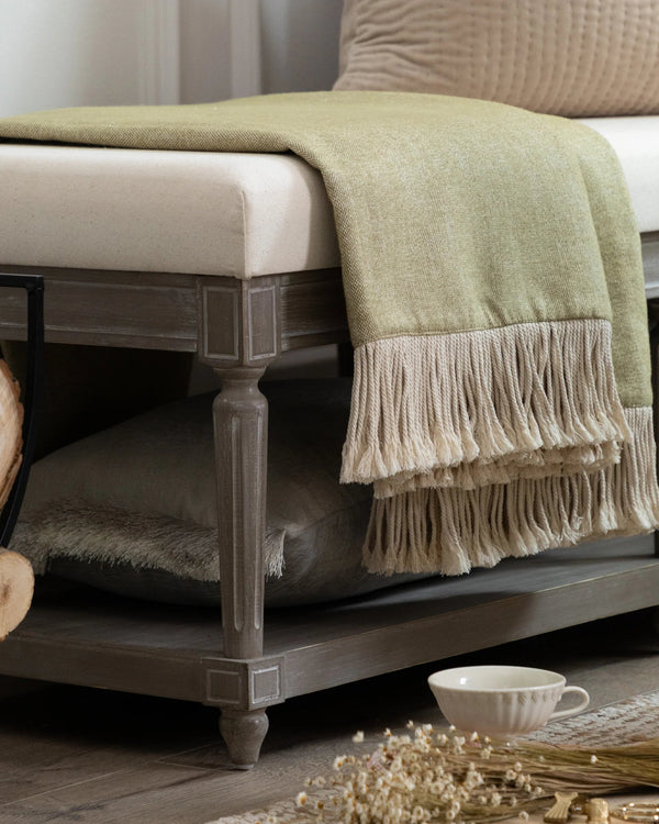 MATILDA BENCH NATURAL / STONE by Voyage Maison