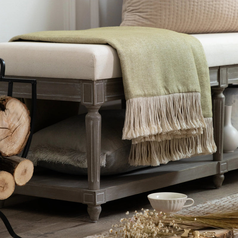 MATILDA BENCH NATURAL / STONE by Voyage Maison