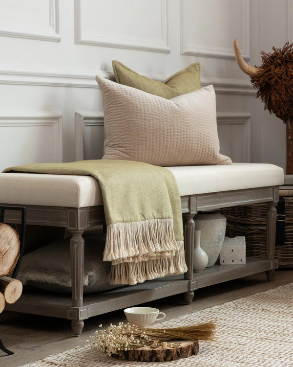 MATILDA BENCH NATURAL / STONE by Voyage Maison
