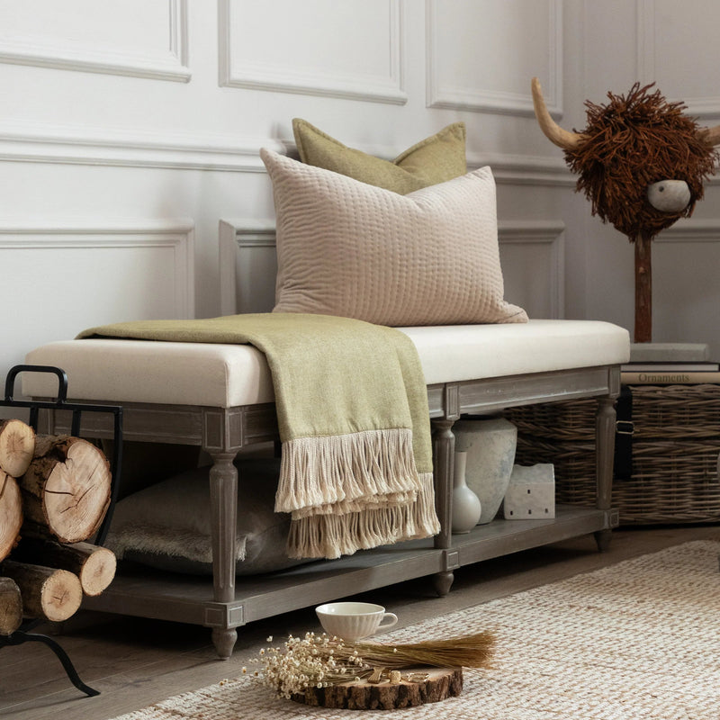 MATILDA BENCH NATURAL / STONE by Voyage Maison