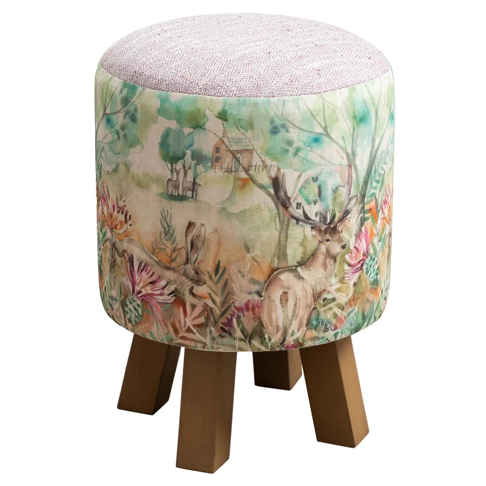 Voyage Maison (Riva Home) Voyage Maison Furniture Voyage Maison Monty Round Footstool in Allermuir