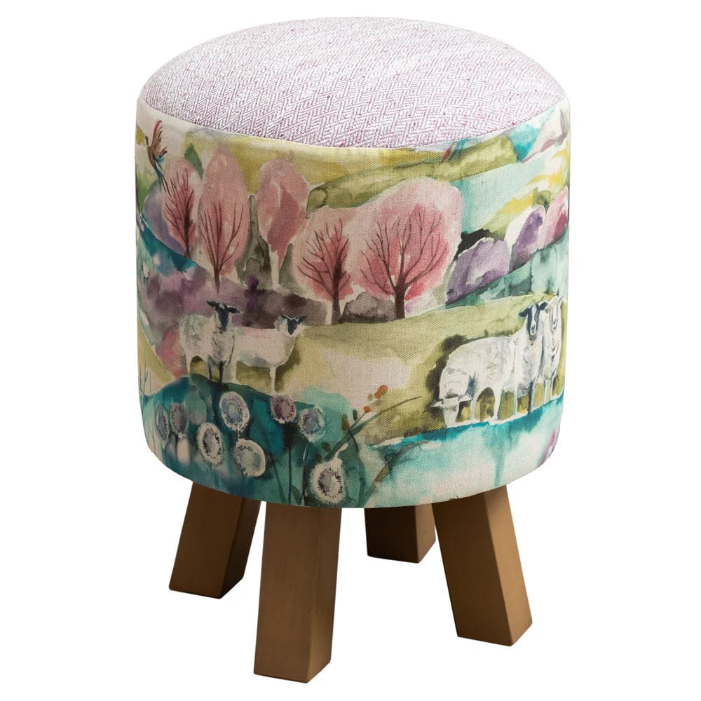 Voyage Maison (Riva Home) Voyage Maison Furniture Voyage Maison Monty Round Footstool in Buttermere