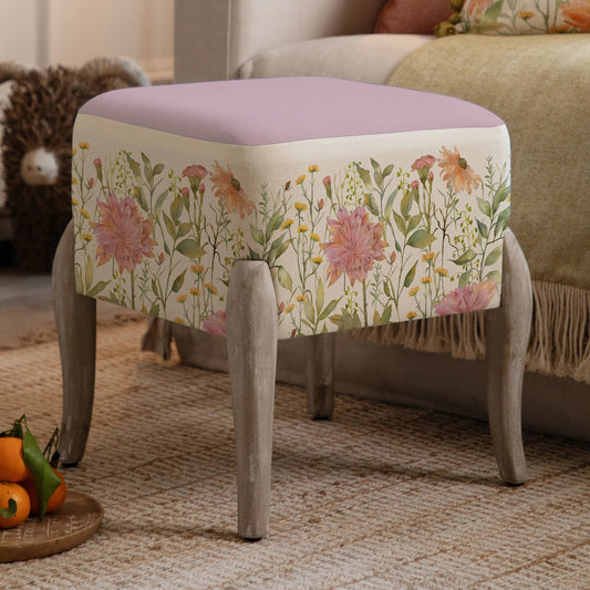 Voyage Maison (Riva Home) Voyage Maison Furniture Voyage Maison Ralf Footstool in Delamere Blossom