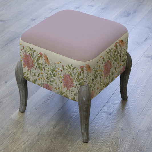 Voyage Maison (Riva Home) Voyage Maison Furniture Voyage Maison Ralf Footstool in Delamere Blossom