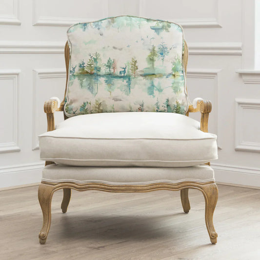 Voyage Maison (Riva Home) Voyage Maison Furniture WILDERNESS PRINTED FLORENCE CHAIR – OAK TOPAZ by Voyage Maison