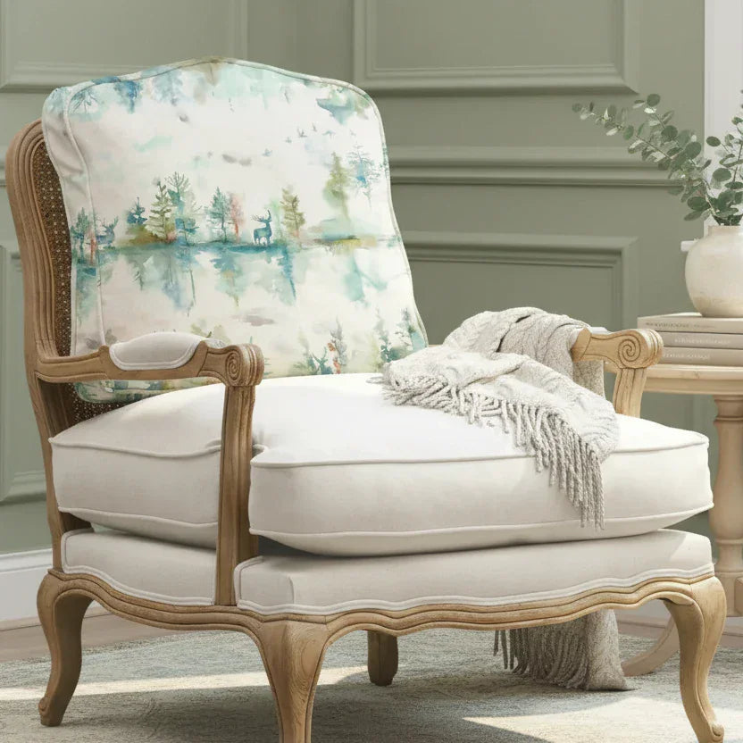 Voyage Maison (Riva Home) Voyage Maison Furniture WILDERNESS PRINTED FLORENCE CHAIR – OAK TOPAZ by Voyage Maison