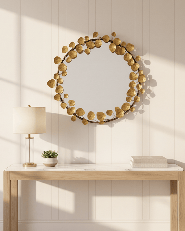 KORA MIRROR ANTIQUE GOLD by Voyage Maison