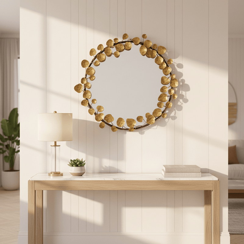 KORA MIRROR ANTIQUE GOLD by Voyage Maison