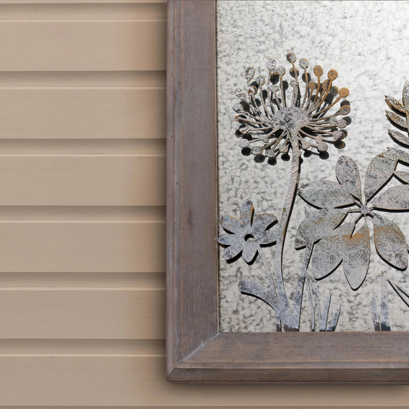FLEUR ET FAUNE SQUARE ANTIQUE MIRROR – GREYWASH by Voyage Maison